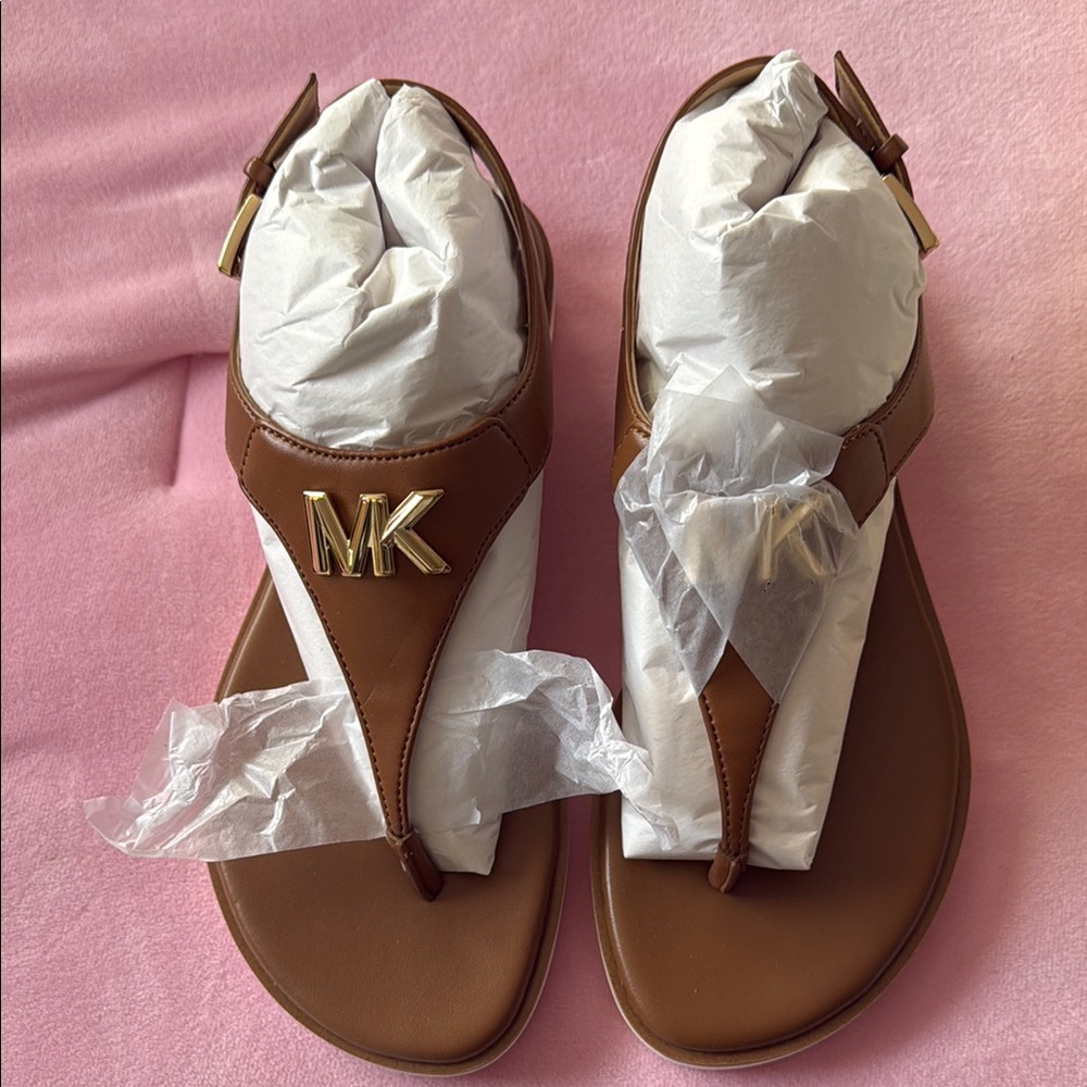 Michael Kors brown sandals